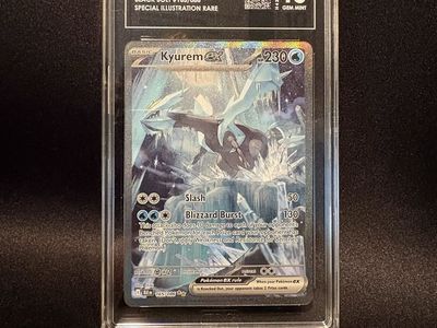 Kyurem ex 165/084 Black Bolt Pokemon Scarlet & Violet Special Illustration Rare TAG 10 Gem Mint