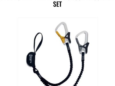Via Ferrata Lanyard, harness, helmet