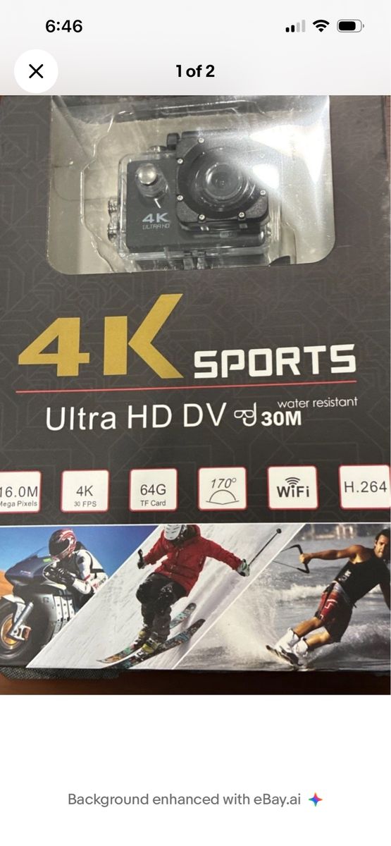 4 K- Sport Cam- Ultra HD DV WiFi