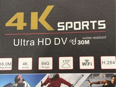 4 K- Sport Cam- Ultra HD DV WiFi