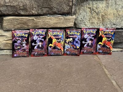Pokémon Destined Rivals 6 Booster Packs Pokemon Cards