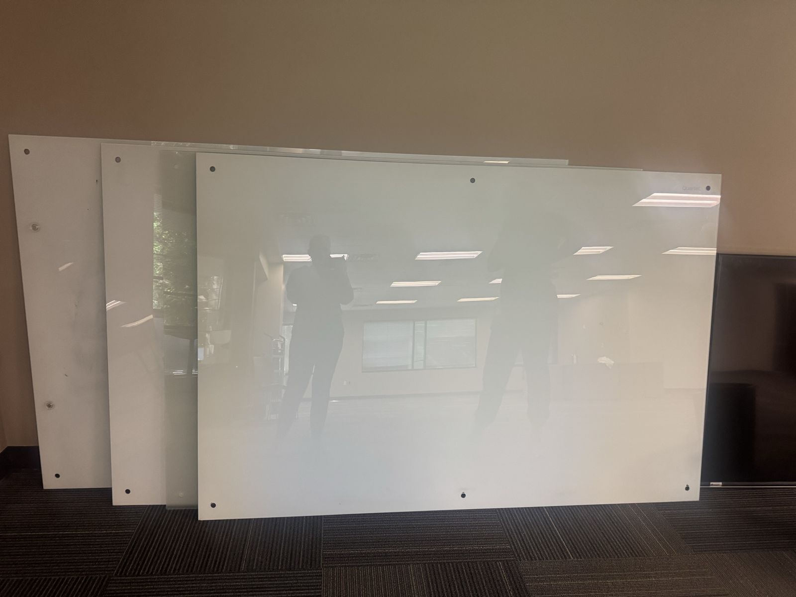 4x6 glass whiteboard only $25 each