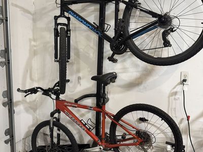 2 bike wall rack