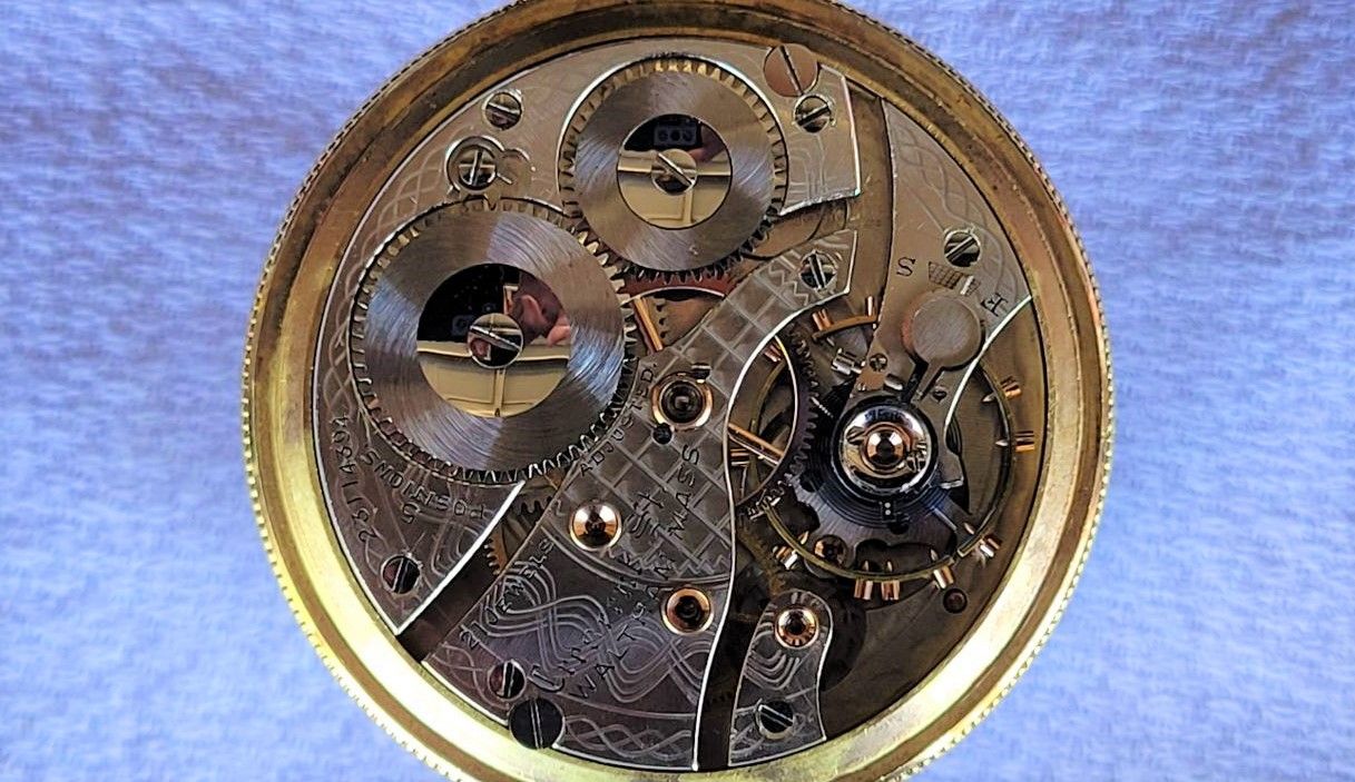 I&rsquo;m Selling This Nice Used Vintage 16 Size, 21 Jewel, Waltham Crescent St.Rrailroad Pocket Watch