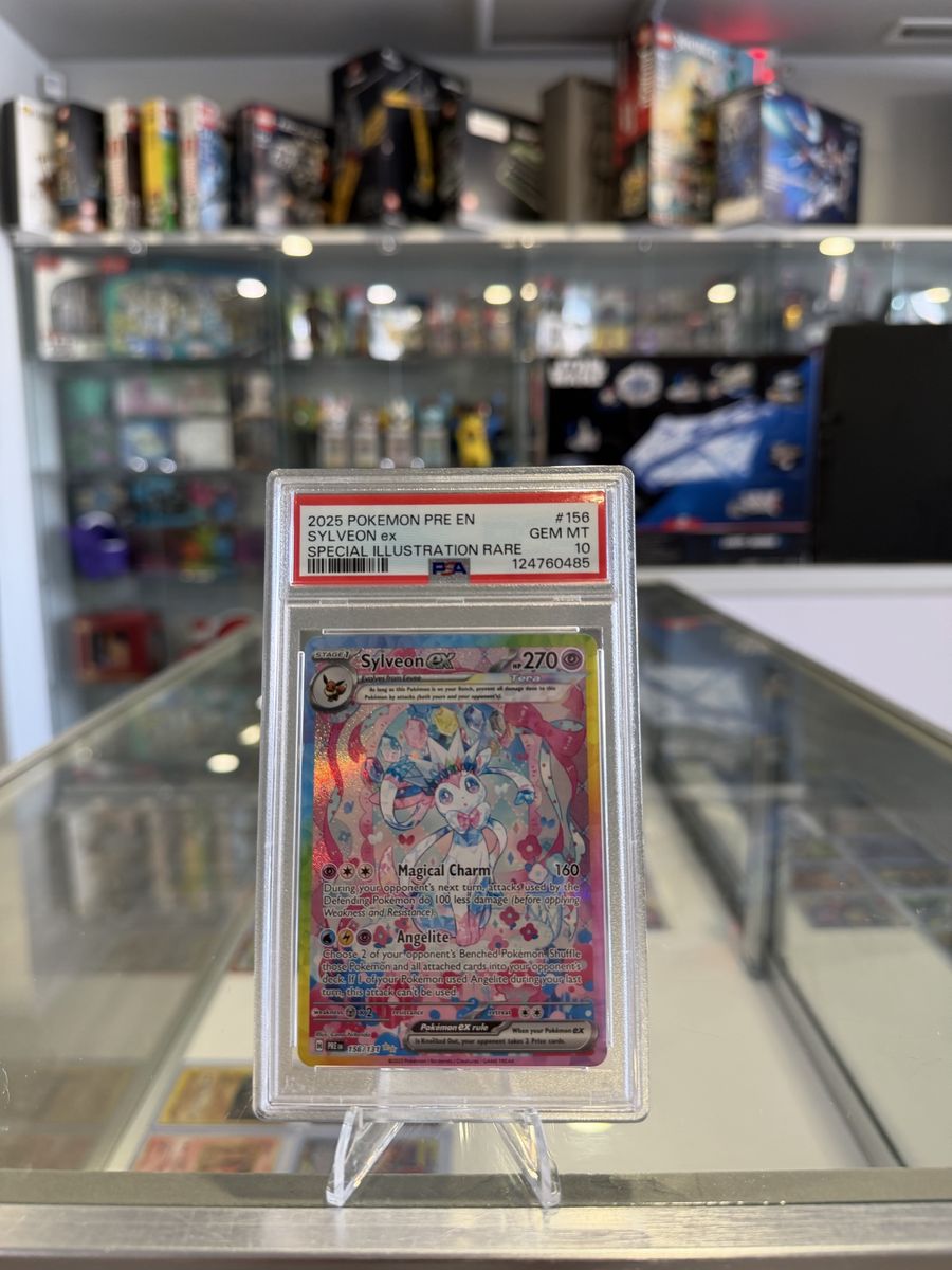 Pokemon Sylveon ex Prismatic Evolutions 156/131 Special Illustration Rare PSA 10