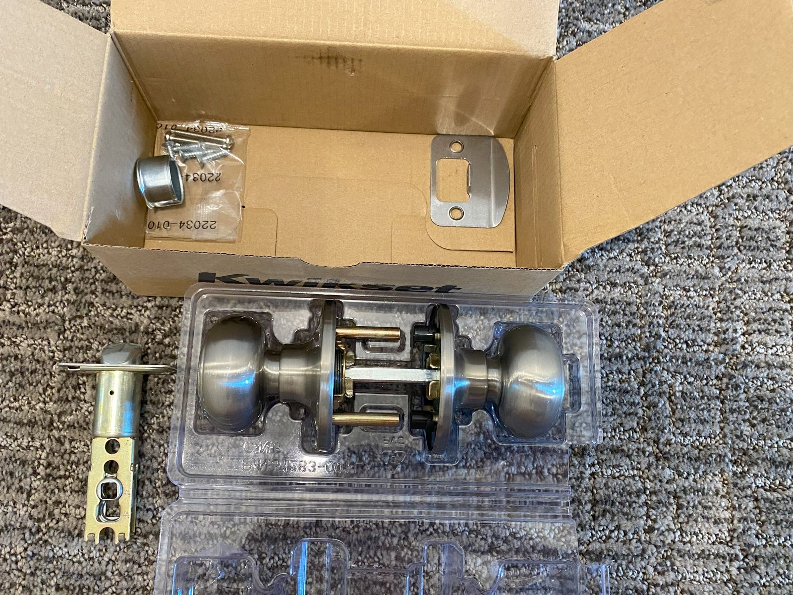 Brushed Nickel Doorknobs