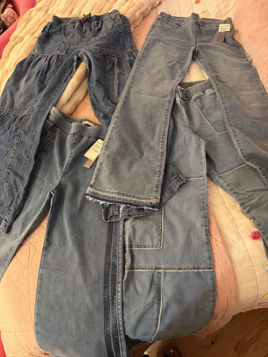 Girls jeans new and like new