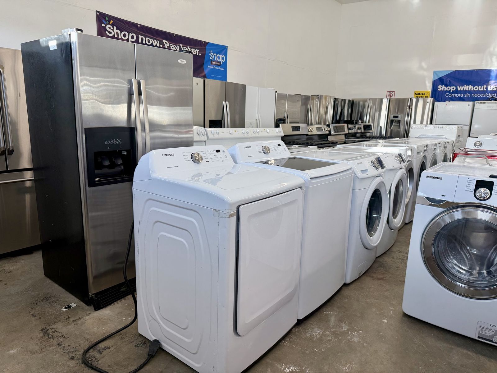 Washer's Dryer's Fridge's Range's Dishwasher's