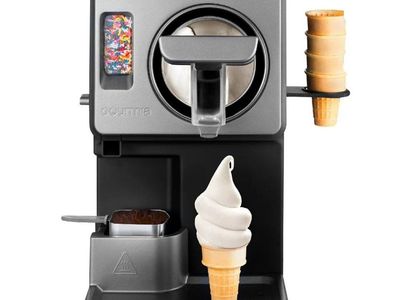 NEW-Gourmia Auto Ice Cream & Frozen Drink Maker