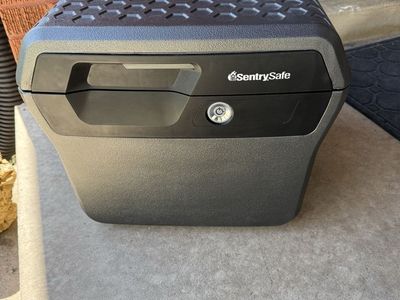 SentrySafe Fire/Waterproof Storage Chest with Key Lock - Medium Size