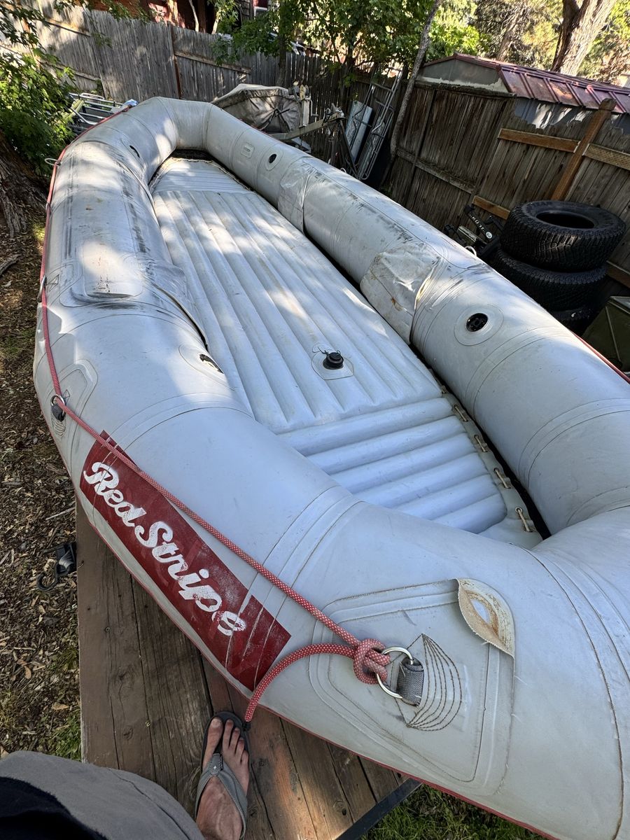 Riken Nez Perce 16’ raft nrs e162d self bailer whitewater