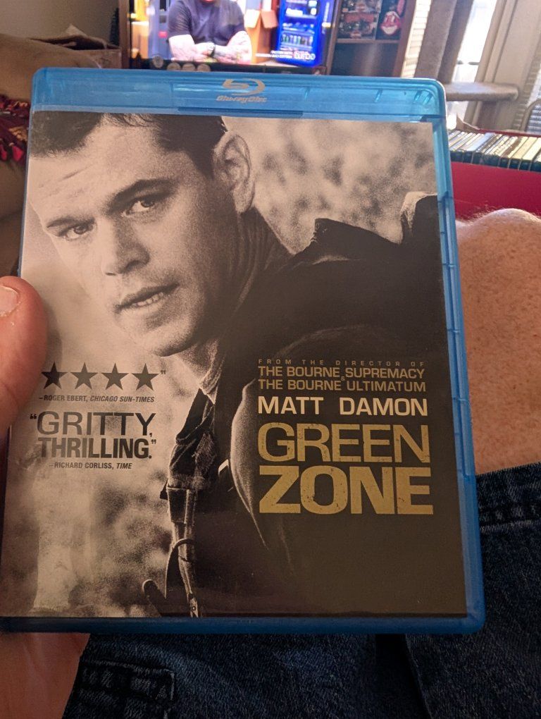 Green Zone Blu-ray Movie Starring Matt Damon