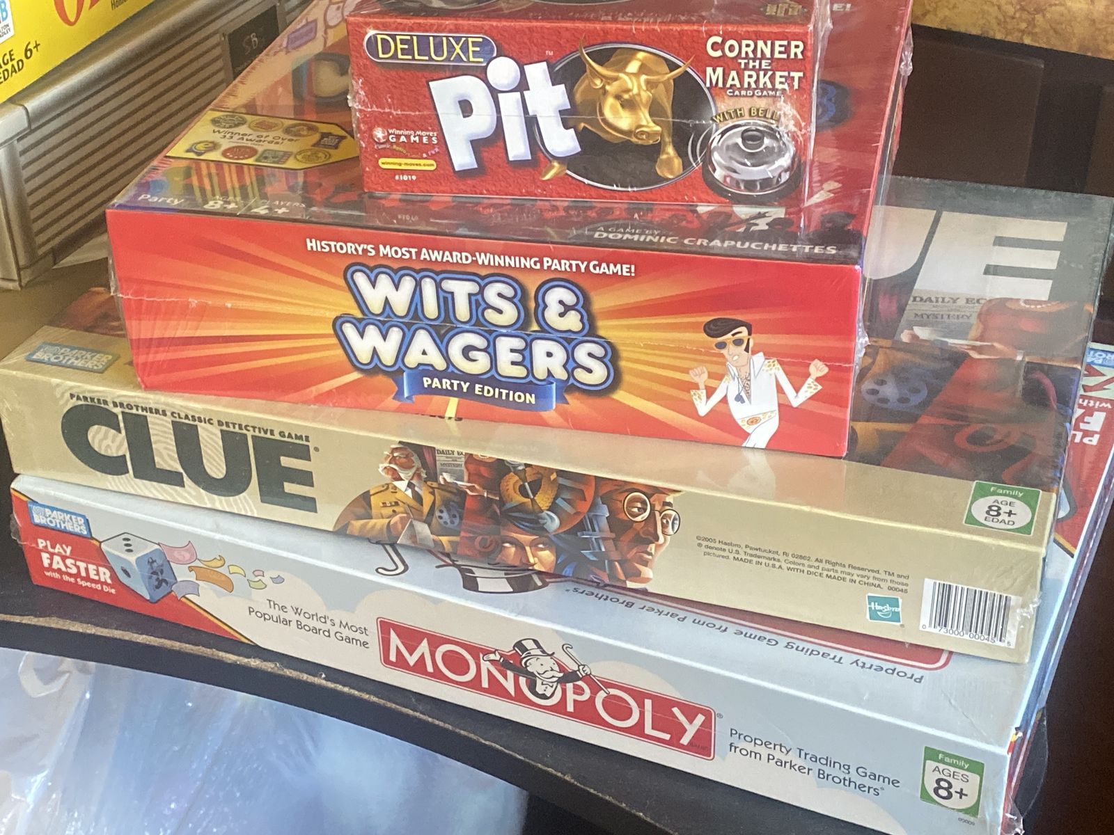Unopened Board Games