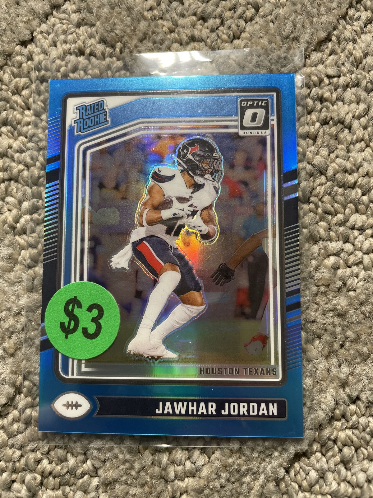 Houston Texans trading cards $3-$5