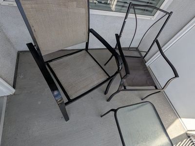 Outdoor Chairs & Desk Set