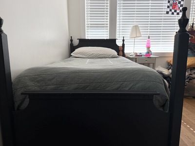Twin Mattress/Boxspring and Bed Frame