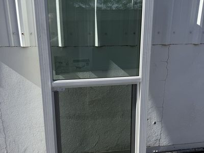 New Single Hung White Vinyl Window, 31 3/4” x 72 3/4”