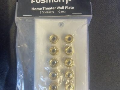 Fosmon 5-Speaker Home Theater Wall Plate – 1