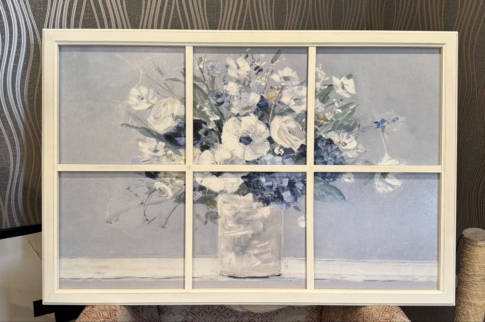 Adorable Flower “paned window” picture