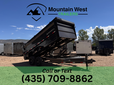 2027 Iron Bull 7X16-14.9K Dump Trailer w/ 4ft Sides