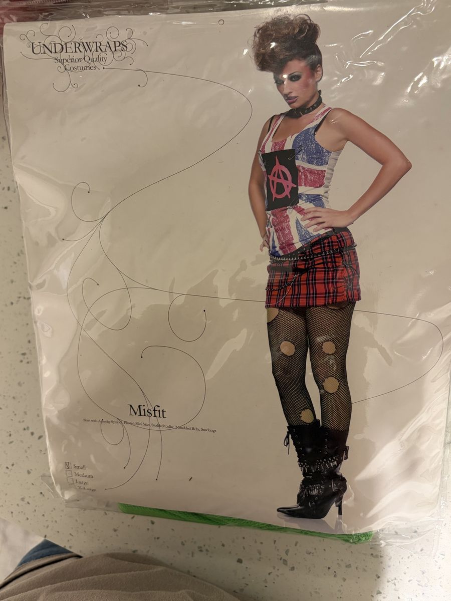 Underwraps Misfit Punk Costume Women's Halloween
