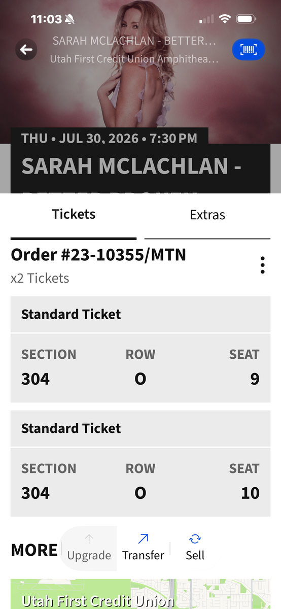 Sarah McLaughlin tickets Thursday, August 30