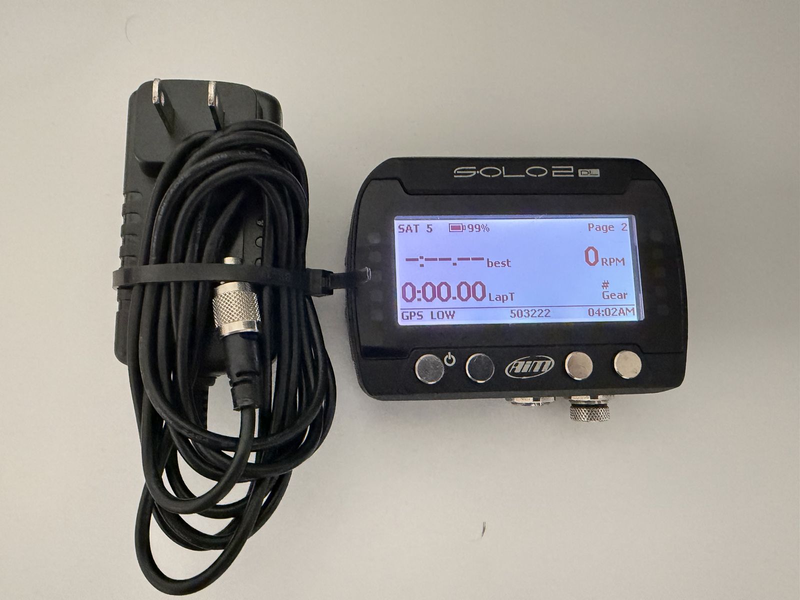 Aim Solo 2 DL Lap Timer and Data Logger