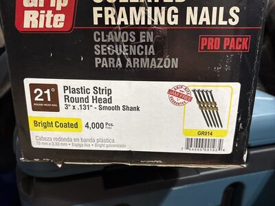 3 Inch Collated Framing Nails