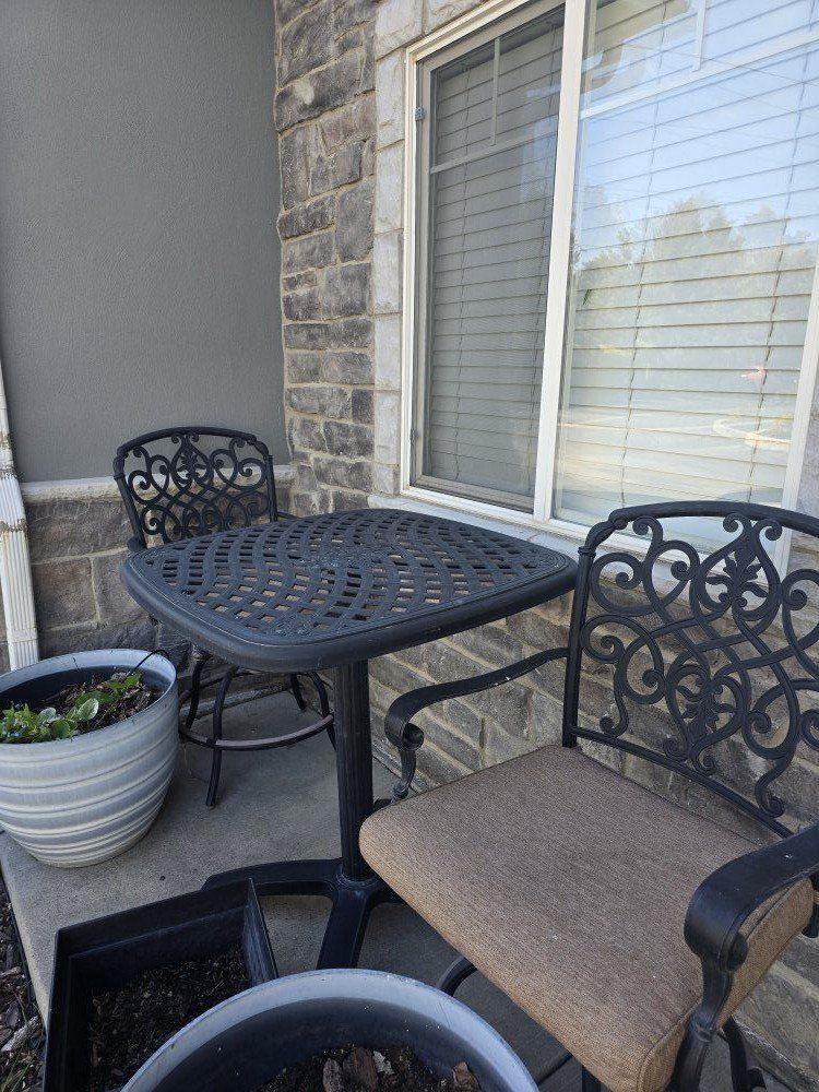 Counter height patio set