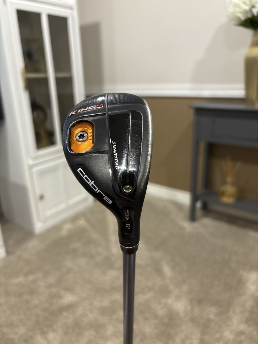 Cobra King F6 3-4H Hybrid 19° Stiff Graphite Right-Handed Black/Orange