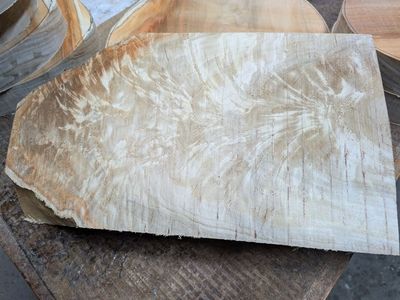 Highly Figured Great Basin Poplar Lathe Woodturning