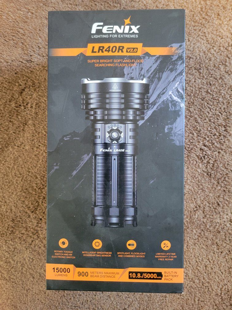 Fenix LR40R 15000LUMEN FLASHLIGHT