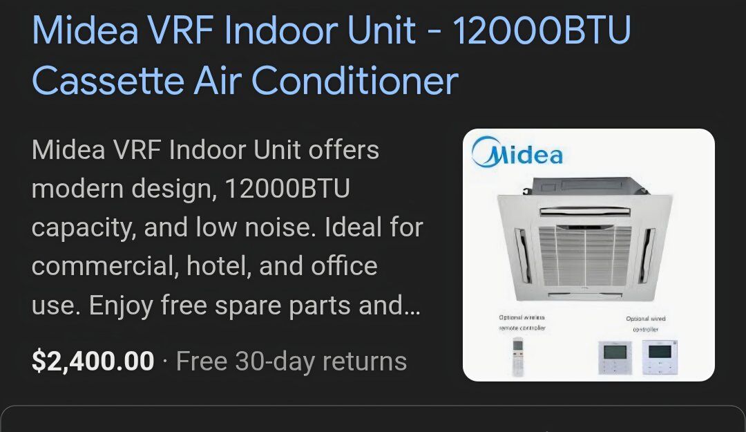 Midea 4 Way Cassette