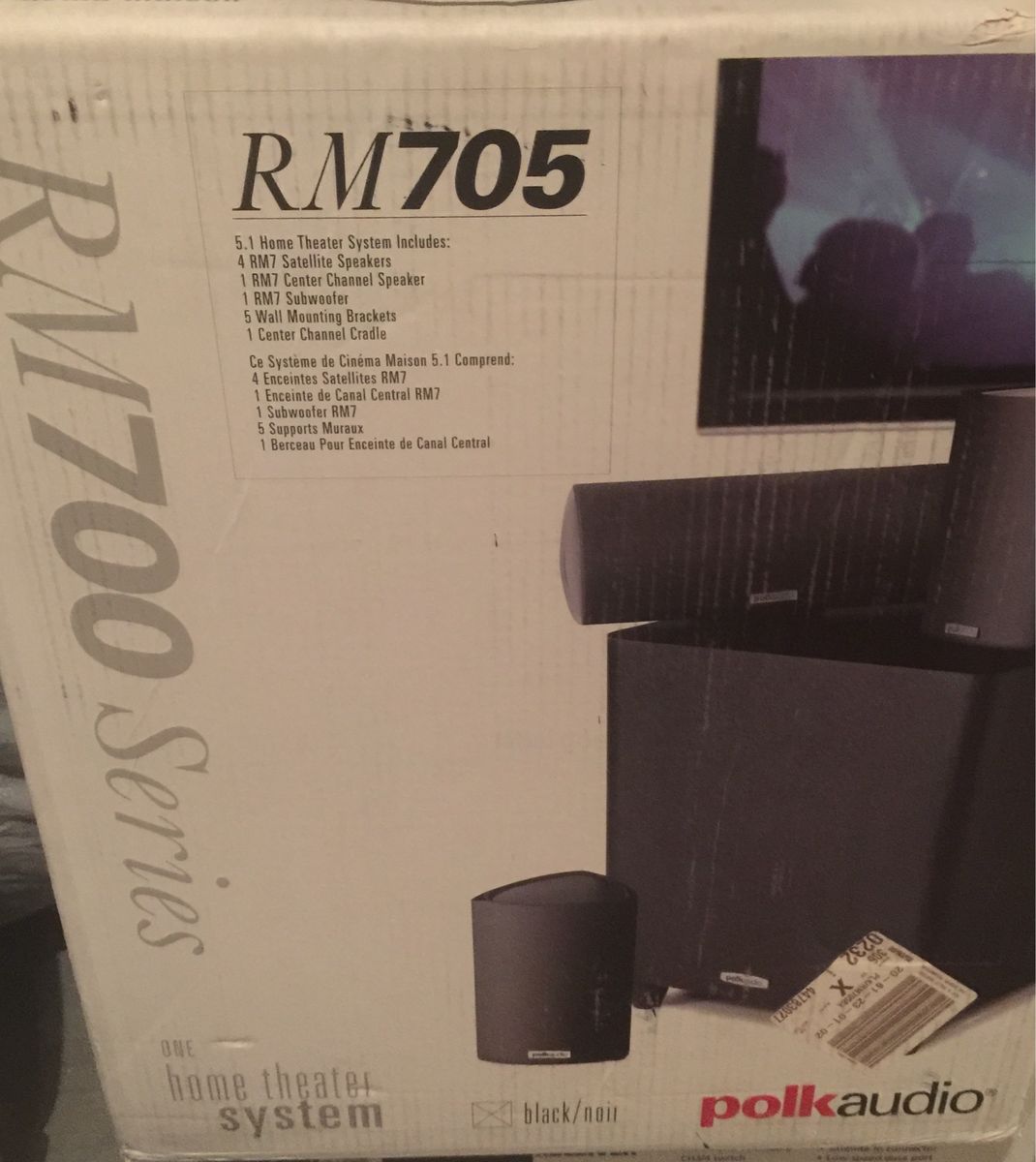 NEW Polk 5.1 Surround Home Theater speaker set