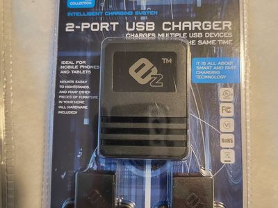 (2) Ez Collection 2-port USB Charger- $15 for both or $10 each