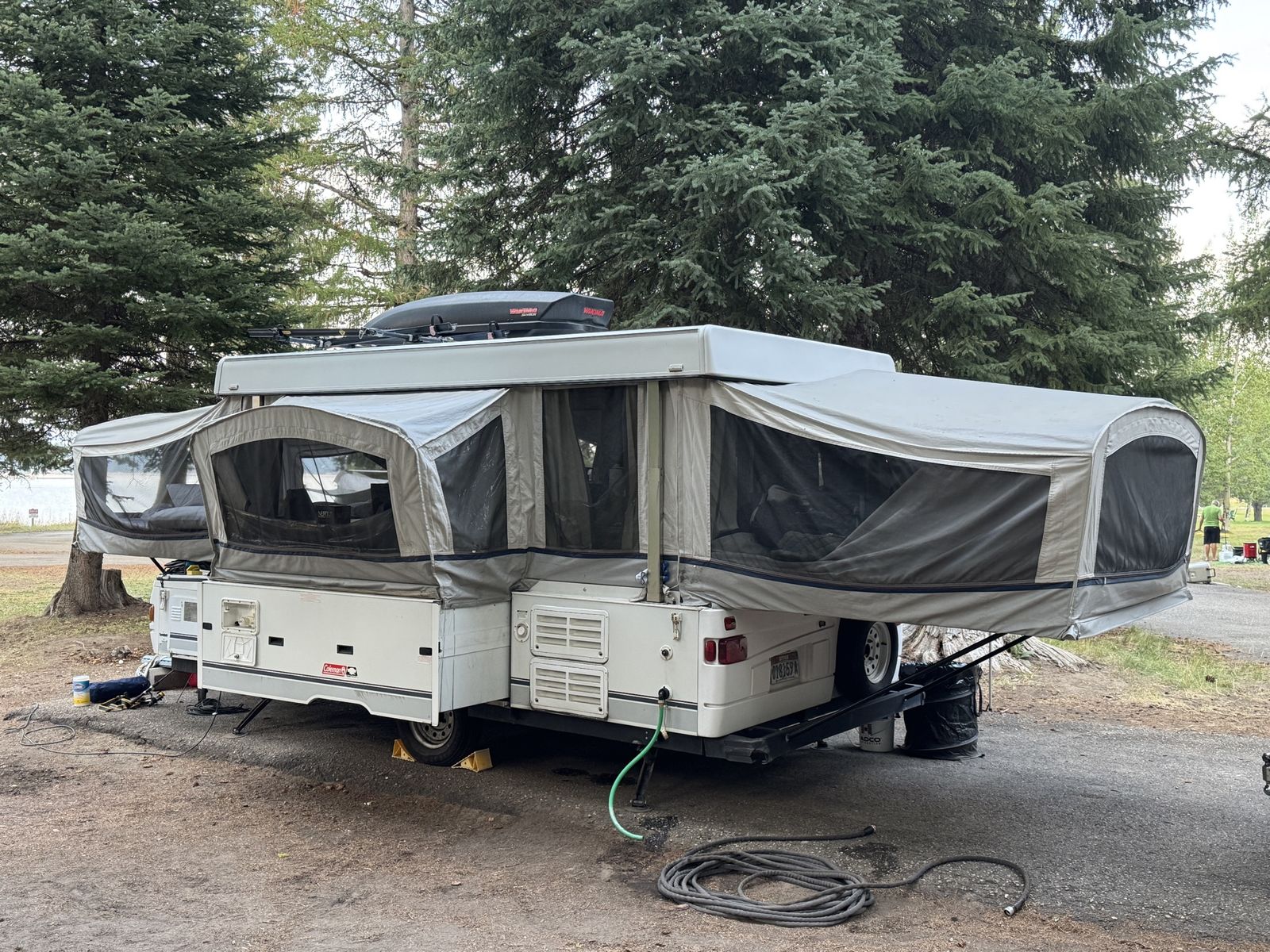 2003 Coleman Utah Pop-Up Tent Camping Trailer