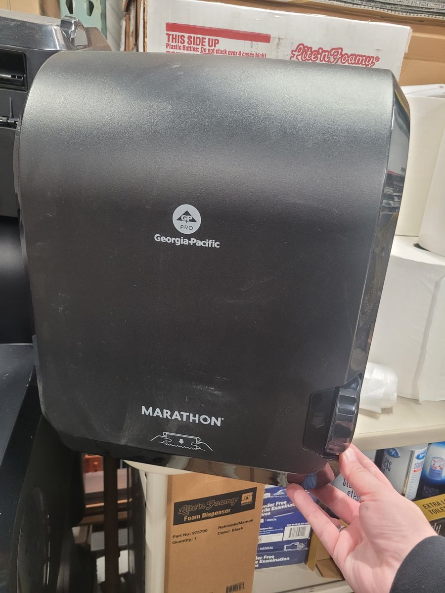 BUNCH OF MARATHON PAPER TOWEL DISPENSERS