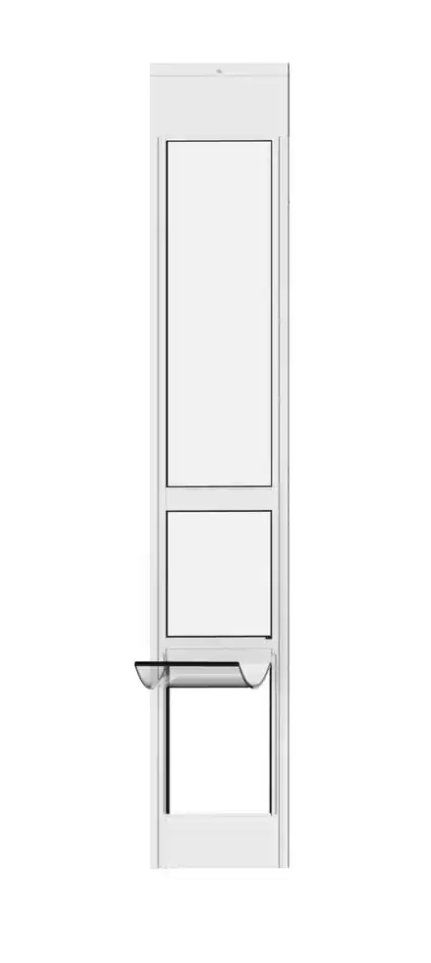 PetSafe Freedom Patio Pet Door, White, Large (7-1/4" x 13"), Sliding Glass Door Insert