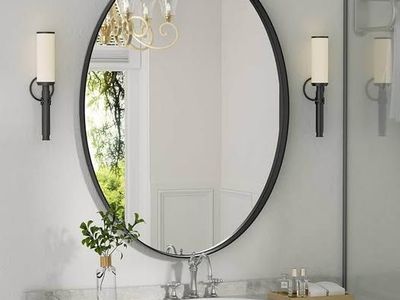 PRIMEPLUS Modern Oval Wall Mirror