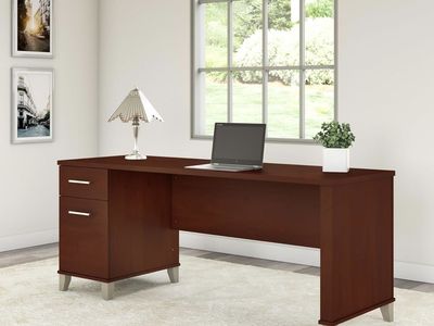 Somerset Desk in Hansen Cherry Size: 72in. (NEW)