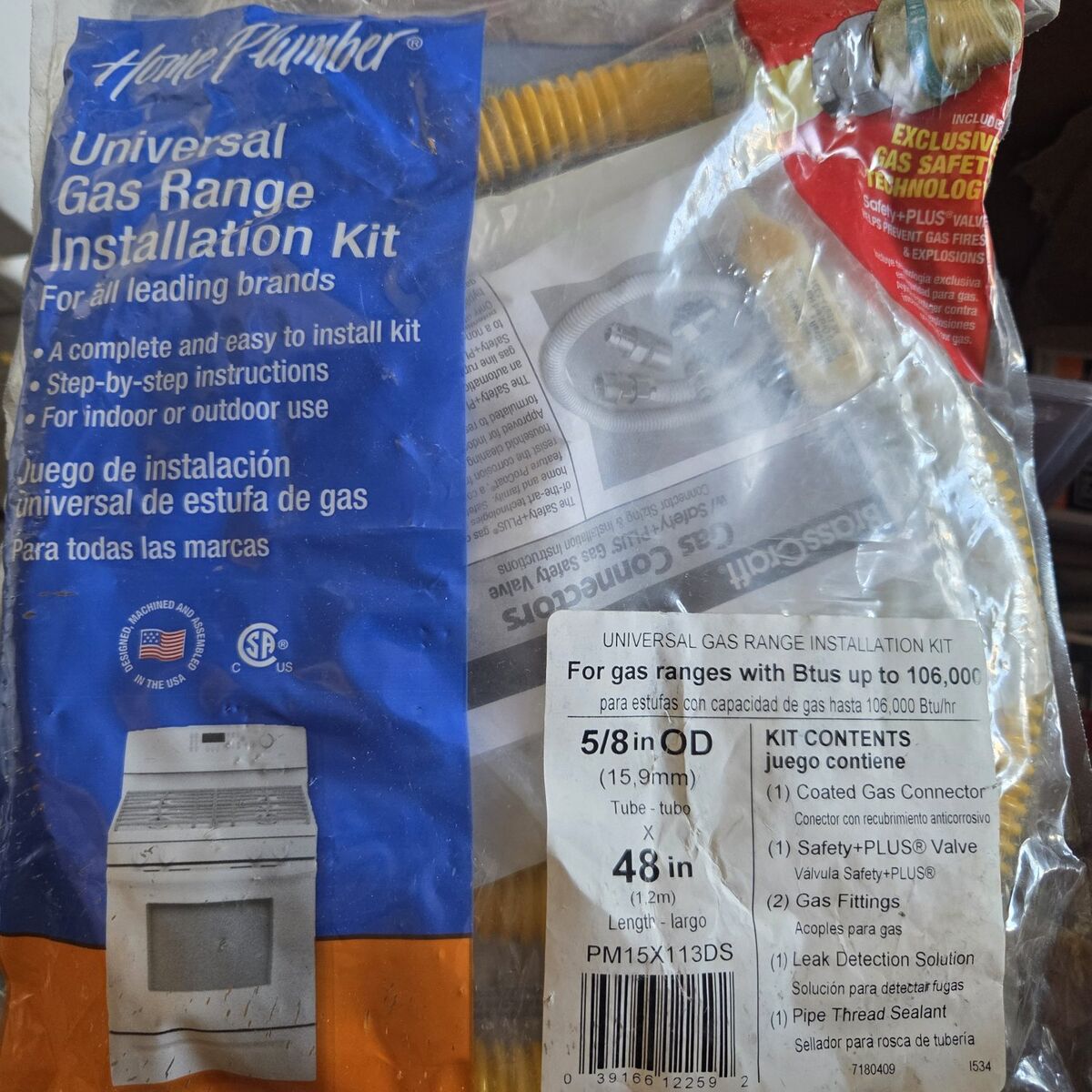 gas range kit