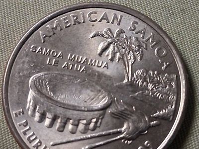 2009 American Samoa US State Quarter - Circulated Coin
