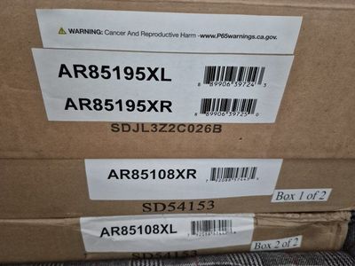 2015-2020 F150, Expedition, Navigators drilled and slotted with power stop pads for front and rear with electric brake..AR8519