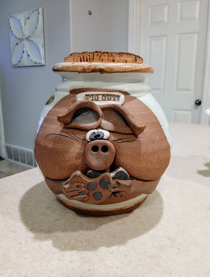 Mahon pottery cookie jar