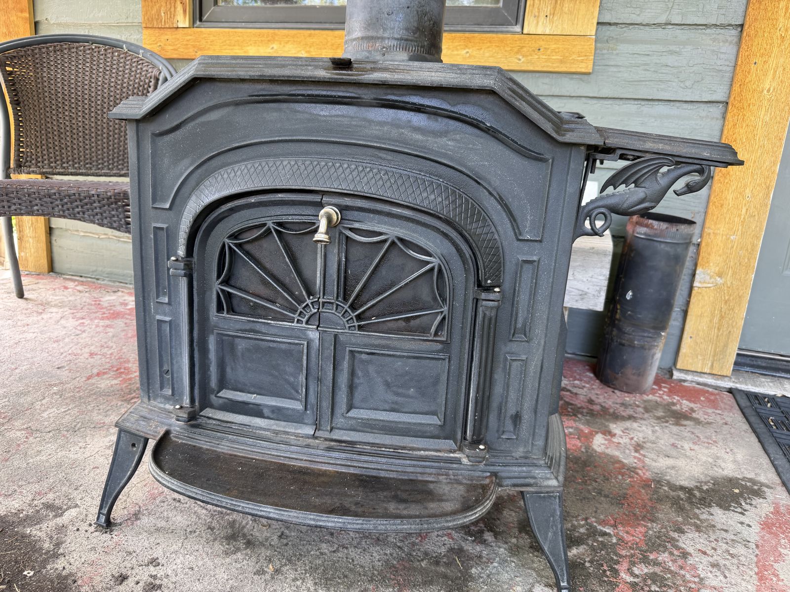 Vermont casting wood stove