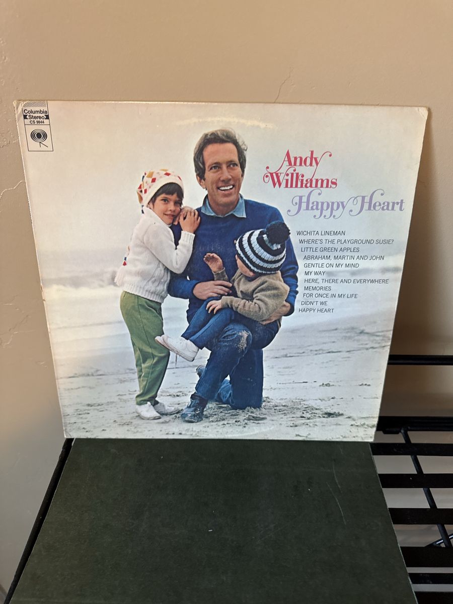 Andy Williams Happy Heart Columbia Stereo Vinyl LP Album CS 9844