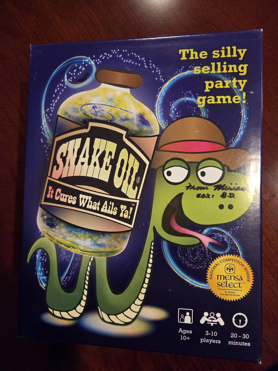 Snake Oil Board game