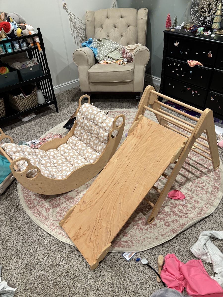 Wooden baby/toddler Playground