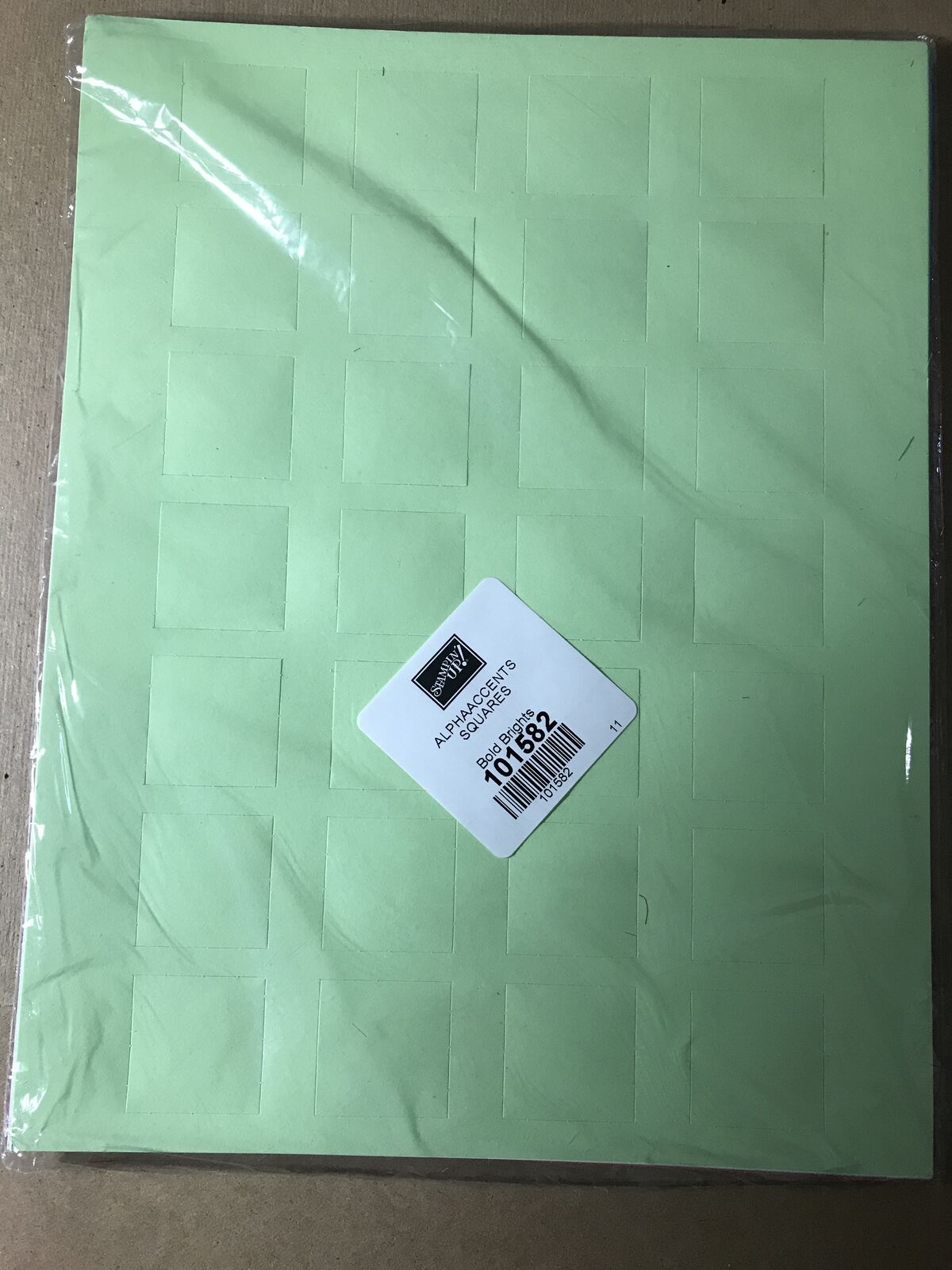 Stampin Up Alpha Accents Squares Bold Brights 101582 or Whites 570200 14 Sheets Each