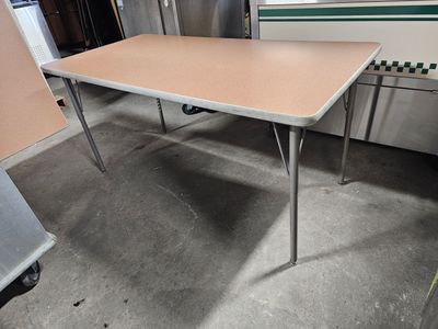Table 30"x60" Heavy Duty Metal Legs Adjustable Height 60 Available